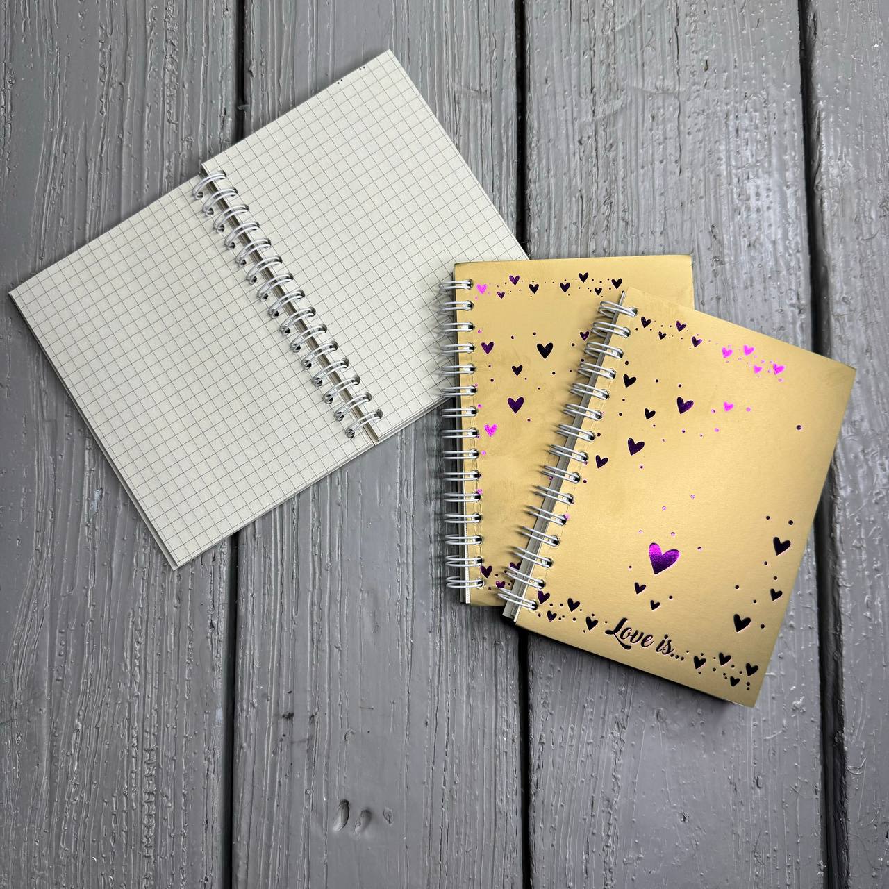 БЛОКНОТ PREMIUM METALLIC А6 ф., 80 арк., на пружині ЗК-37