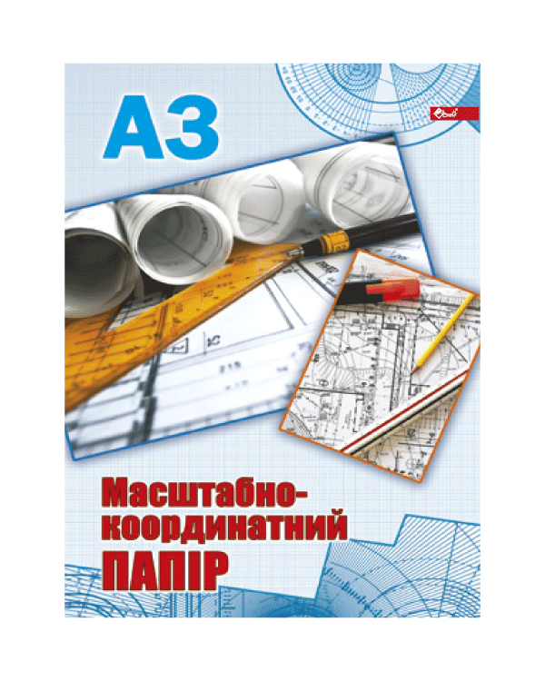 Масштабно-координатний папір А3, 10 арк.